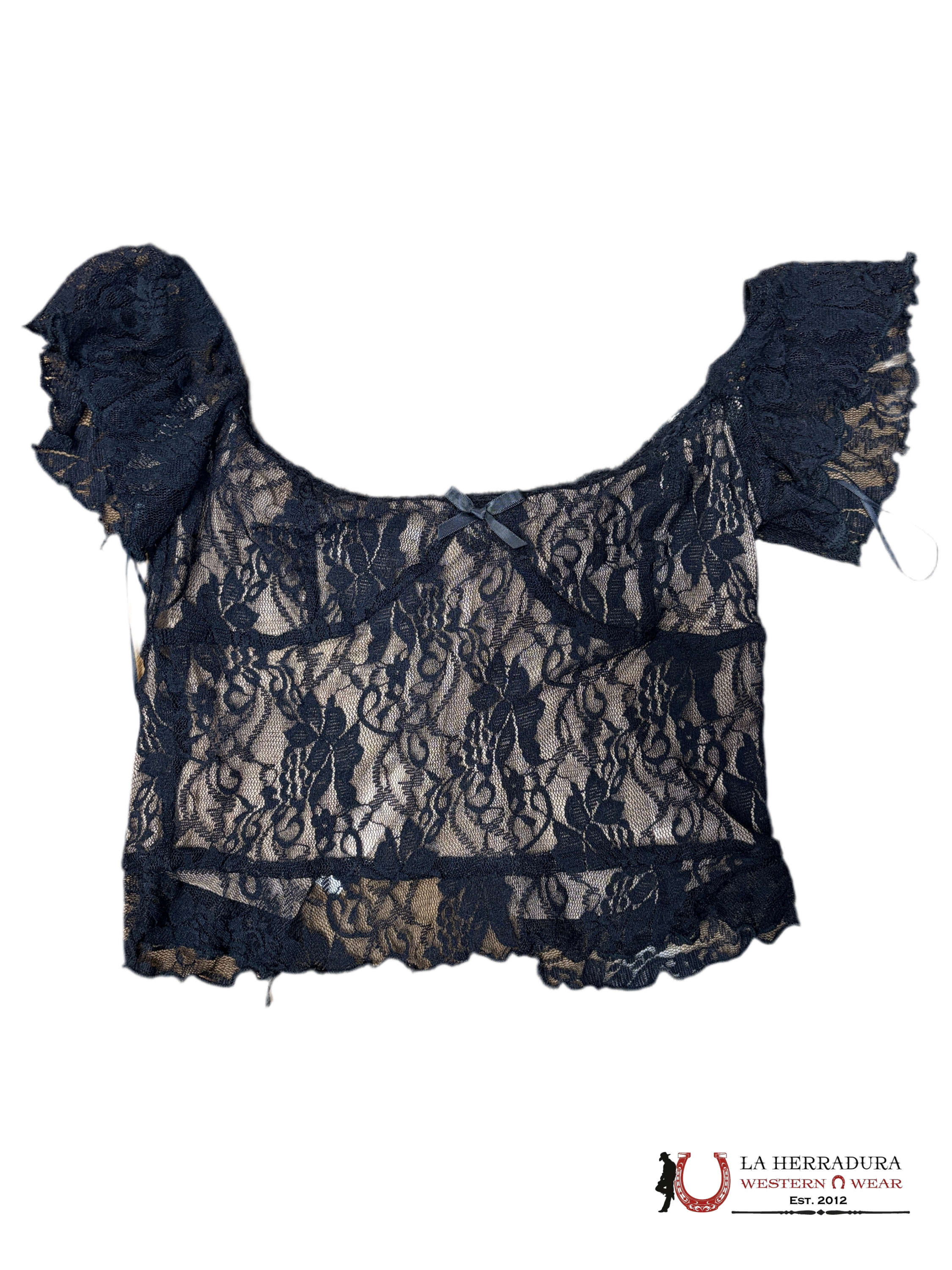 TICTOC Black veil top TA30179 ROPA MUJERES