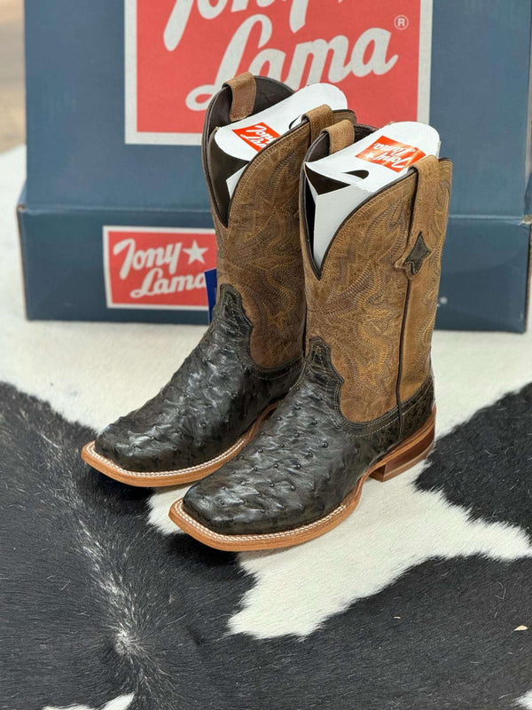 TONY LAMA TORI UMBER FULL QUILL OSTRICH STYLE #TL5405