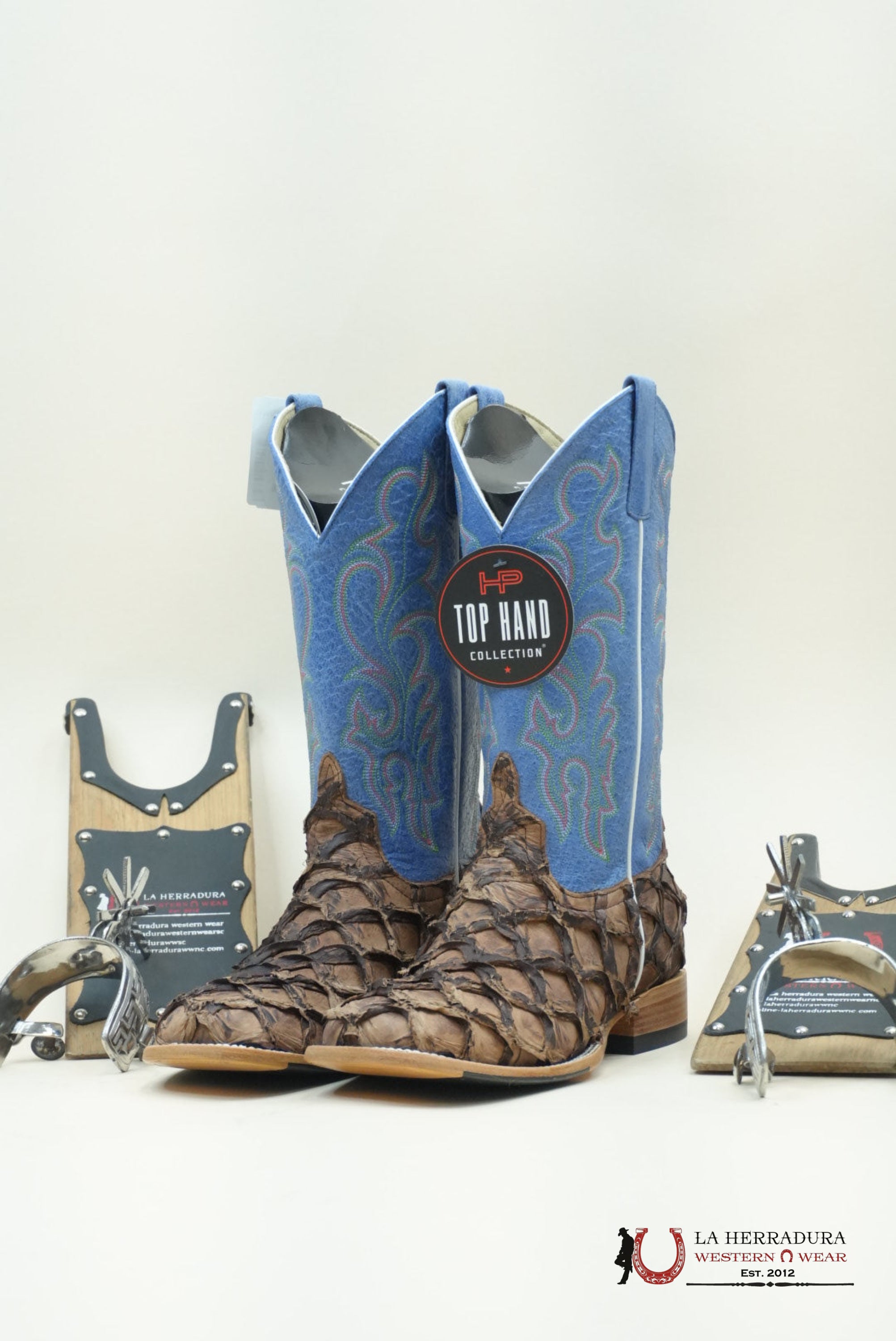 Horse Power Cigar Matte Big Bass Royal Blue Sinsation Botas Hombres