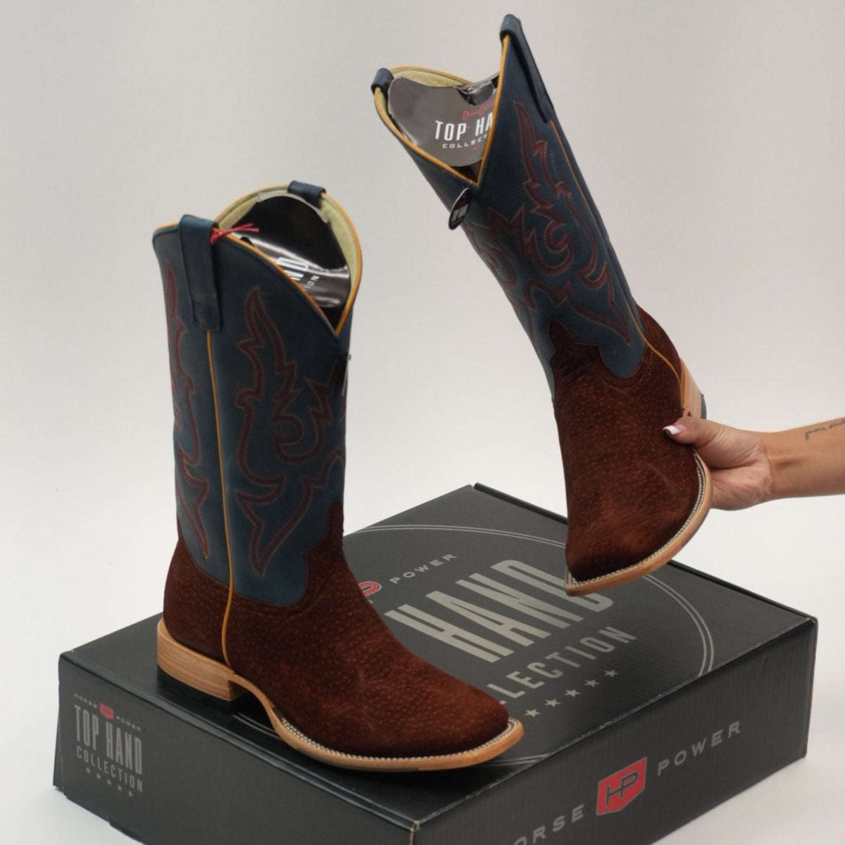TOP HAND COLLECTION MEN BOOTS RUST CARPINCHO SOUL OLD ATLANTIC SQUARE