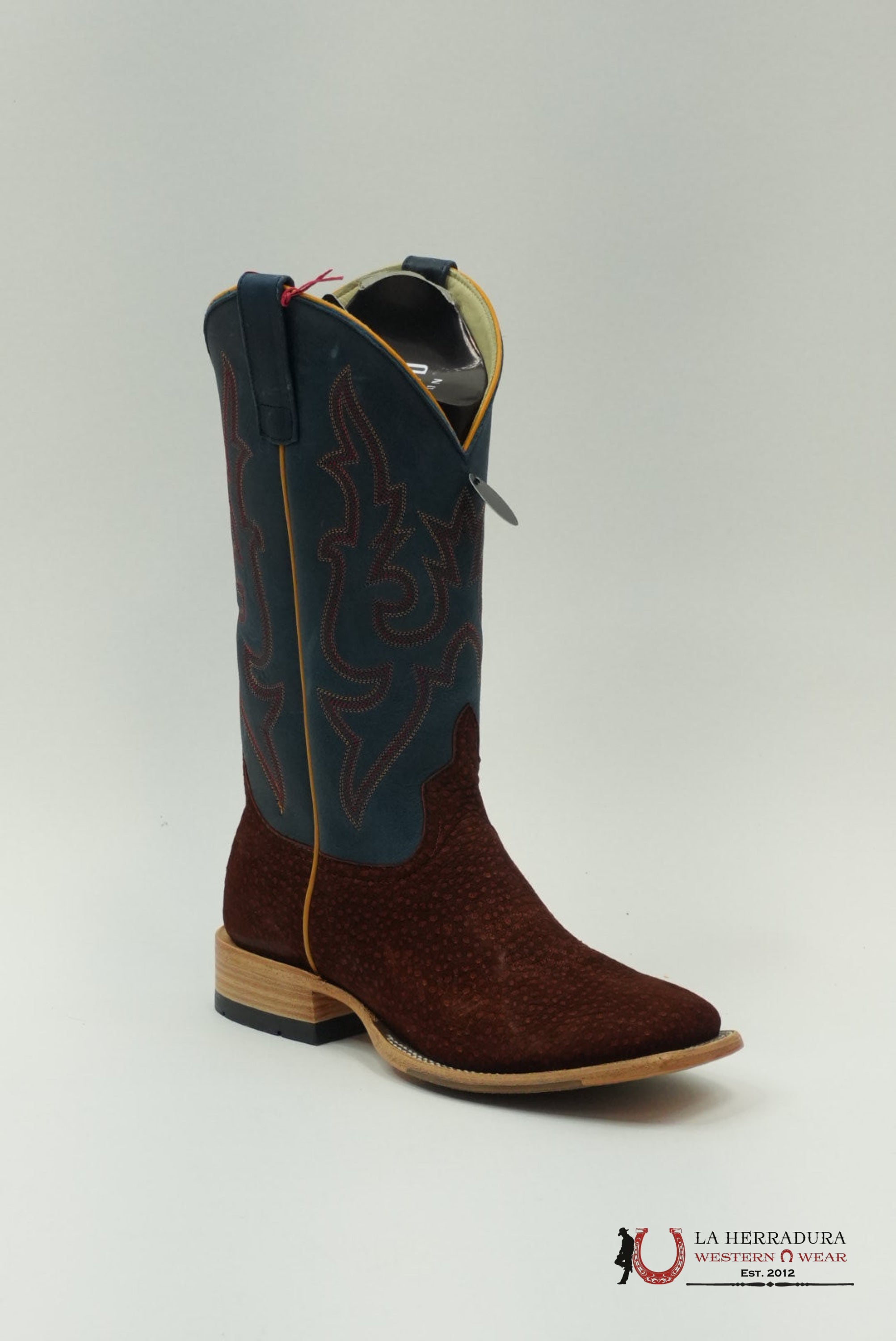 TOP HAND COLLECTION MEN BOOTS RUST CARPINCHO SOUL OLD ATLANTIC SQUARE TOE HP8081 BOTAS HOMBRES