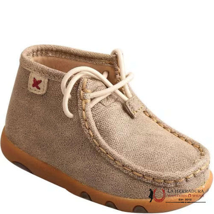 TWISTED X MOCASÍN DE CONDUCIR BRONCEADO POLVORIENTO ICA0005