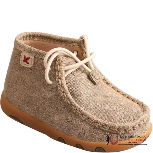 TWISTED X MOCASÍN DE CONDUCIR BRONCEADO POLVORIENTO ICA0005