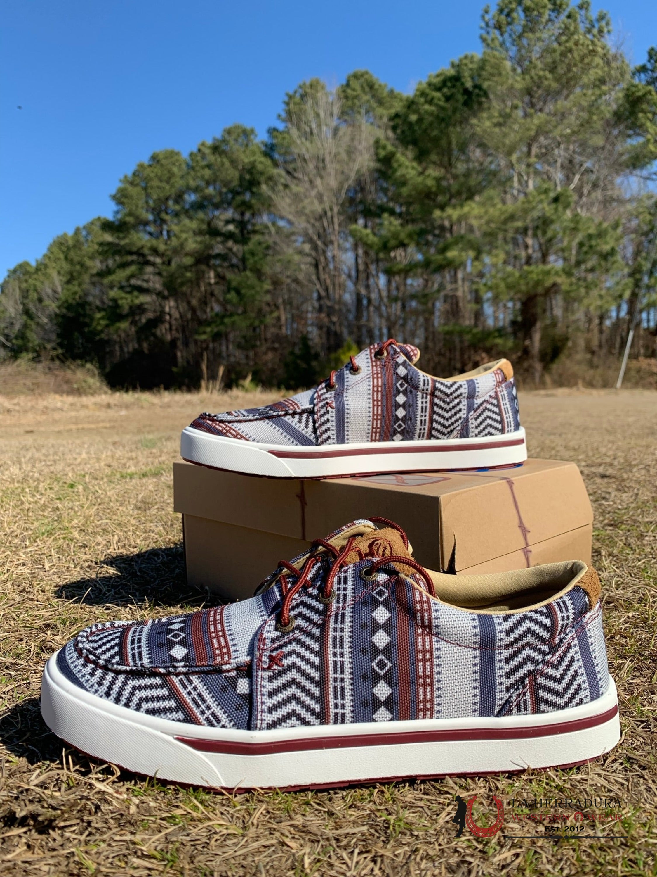 Twisted X Hooey Loper Mens Dark Baja Casual Shoe Zapatos Hombres