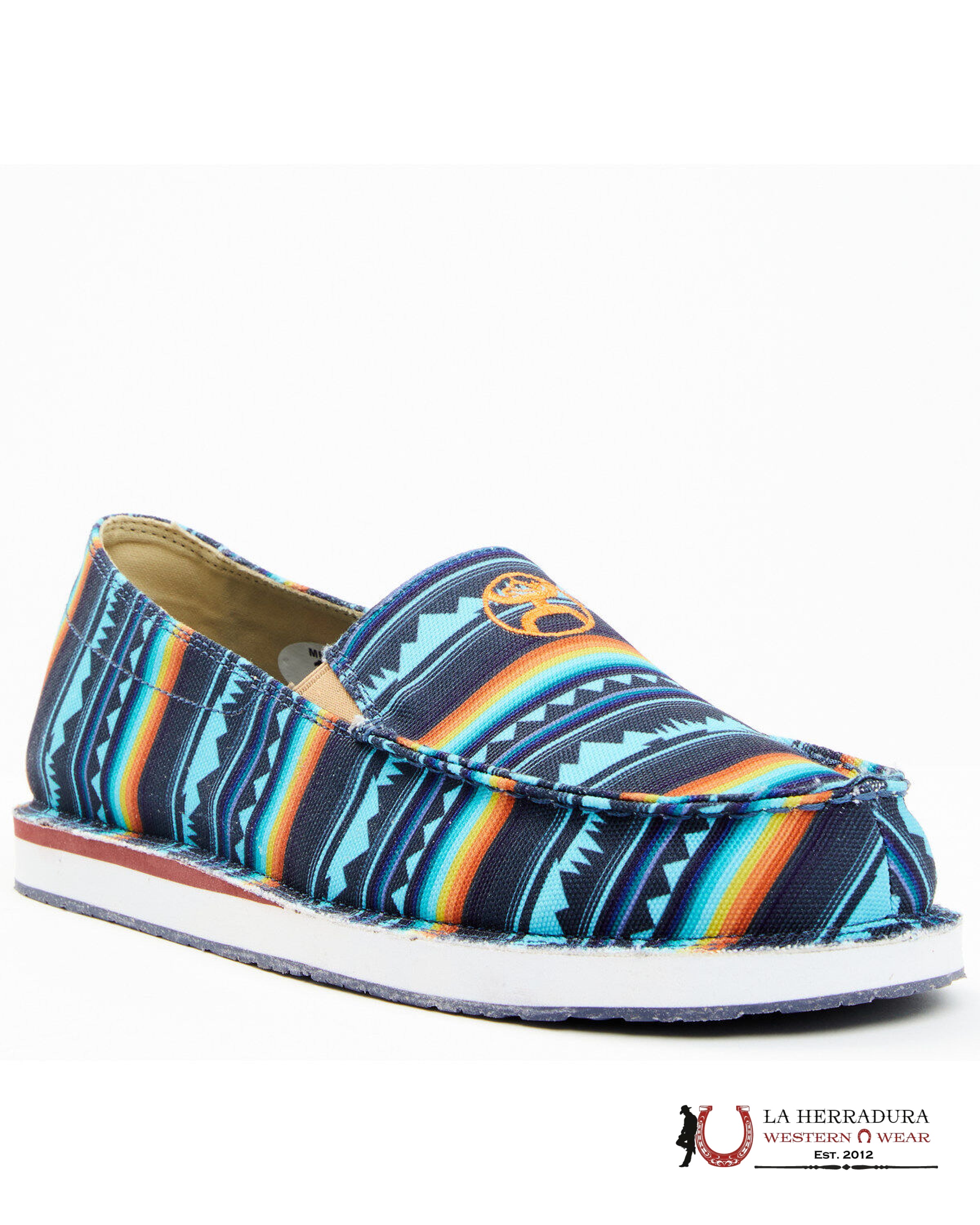 TWISTED X HOOEY SLIP-ON BLUE GEO LANDSCAPE - MHYCL01 ZAPATOS HOMBRES
