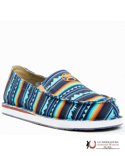 TWISTED X HOOEY SLIP-ON PAISAJE GEOMÉTRICO AZUL - MHYCL01
