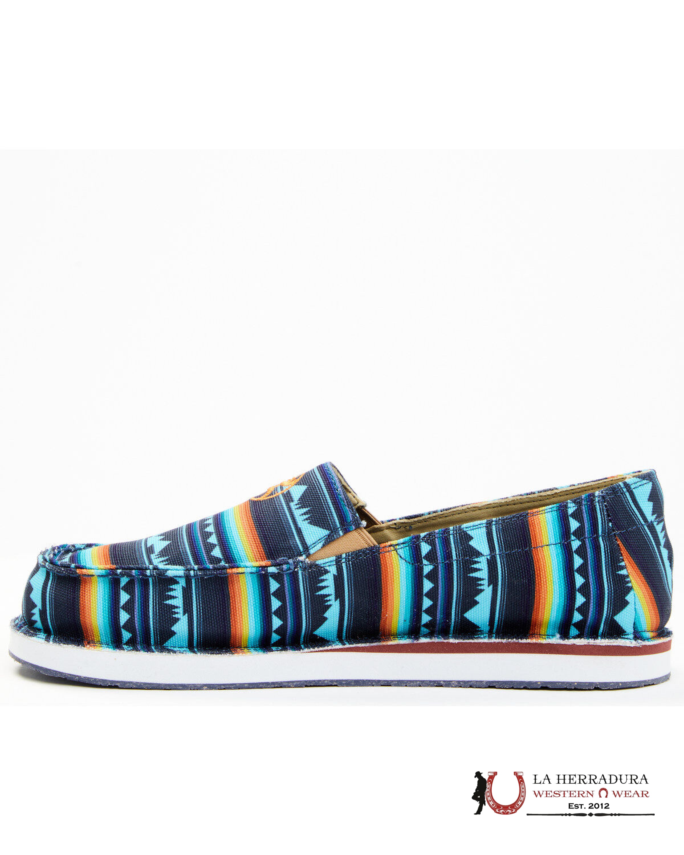 TWISTED X HOOEY SLIP-ON BLUE GEO LANDSCAPE - MHYCL01 ZAPATOS HOMBRES