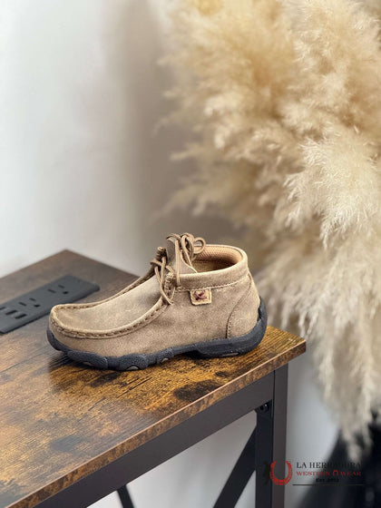 TWISTED X KIDS DRIVING MOCS BOMBER -CDM0001