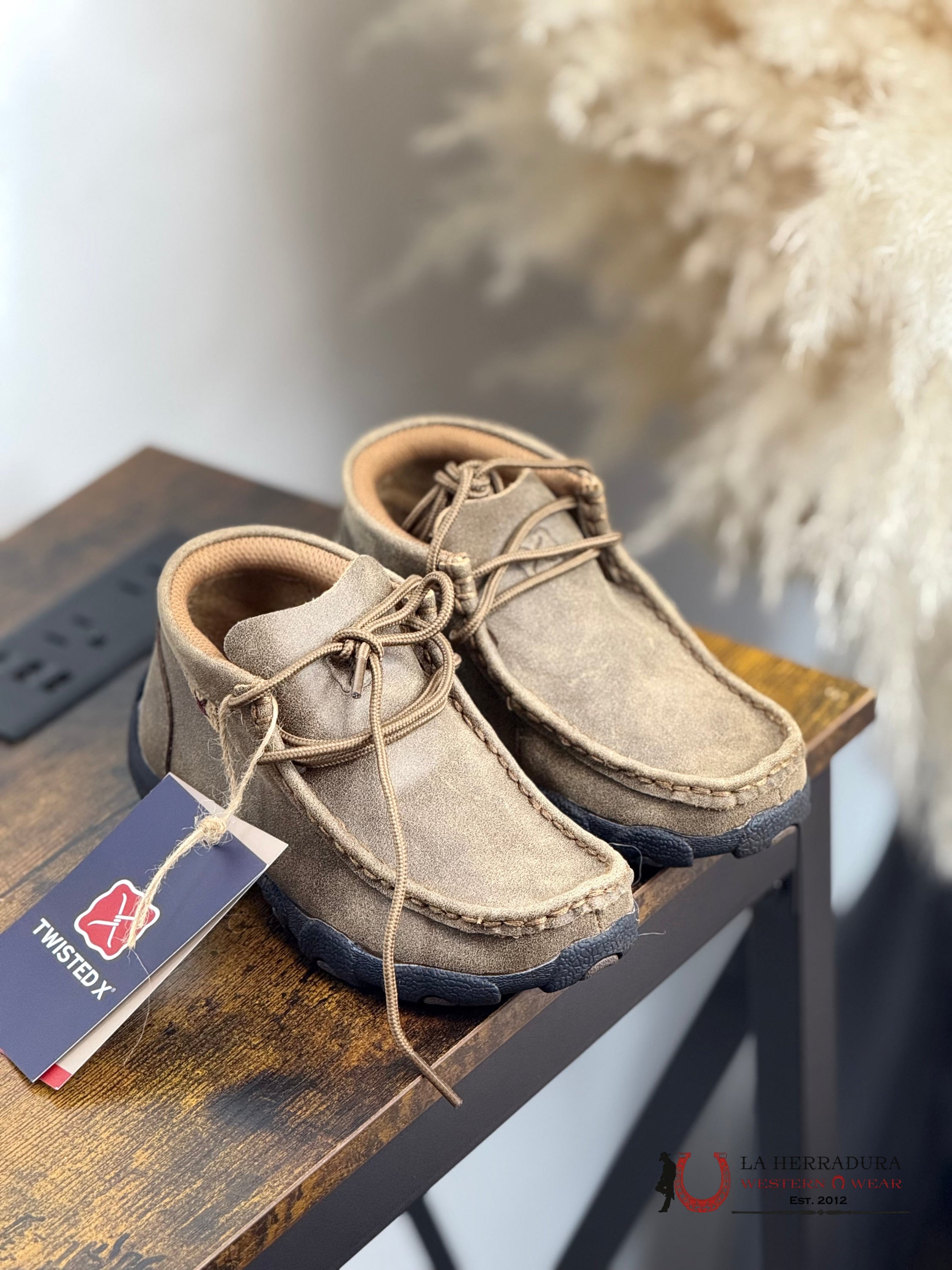 TWISTED X KIDS DRIVING MOCS BOMBER -CDM0001 NIÑOS