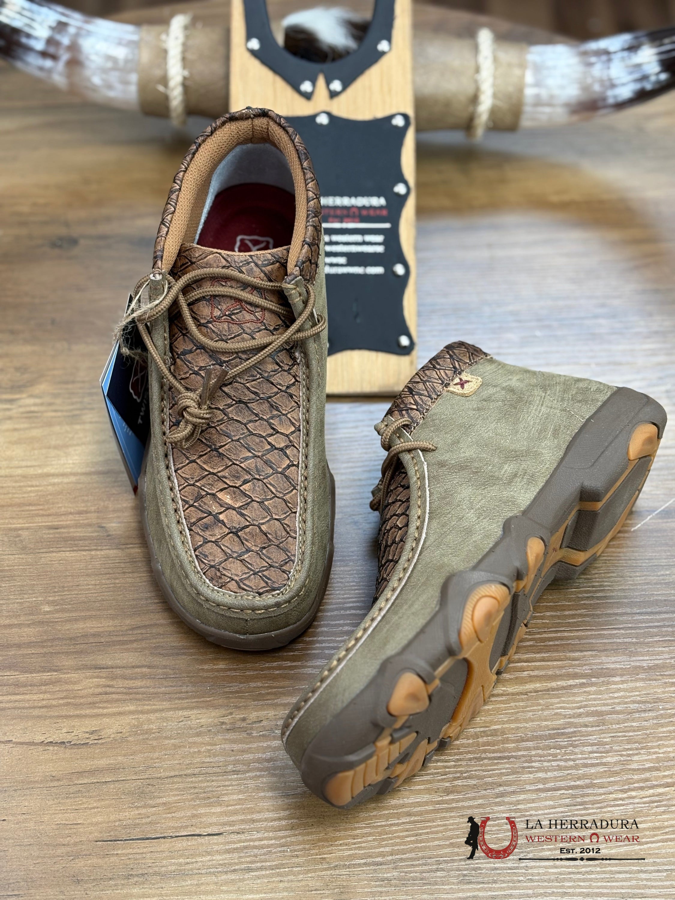 Twisted X Men Dark Tan & Shitake Shoe - MDMU004 ZAPATOS HOMBRES