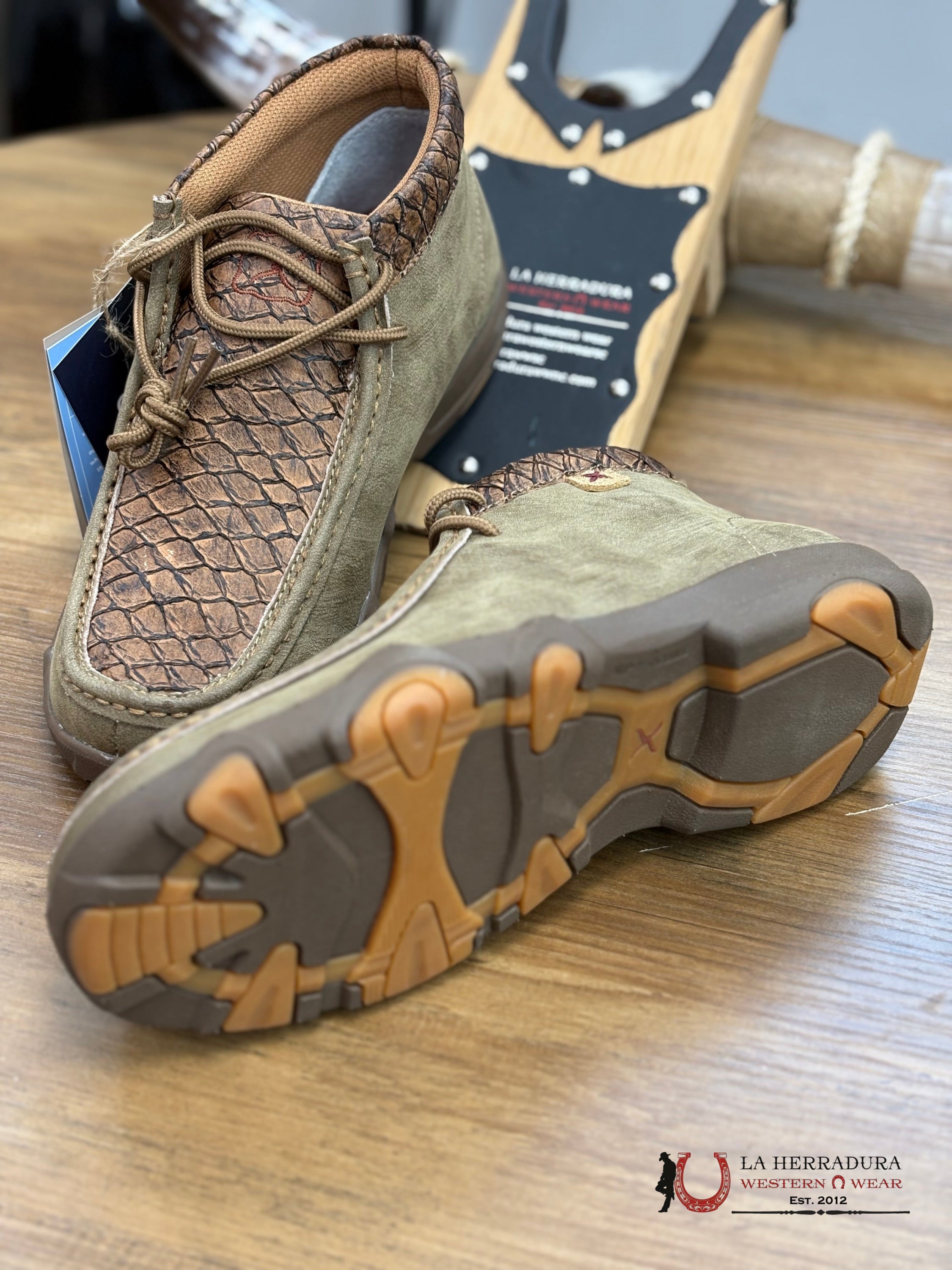 Twisted X Men Dark Tan & Shitake Shoe - MDMU004 ZAPATOS HOMBRES