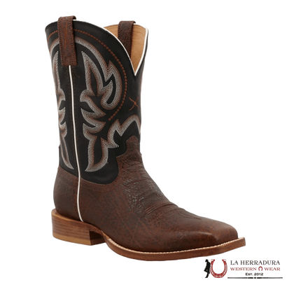 BOTAS DE HOMBRE TWISTED X ESTAMPADO ELEFANTE Y NEGRO ANTIGUO MXTL003