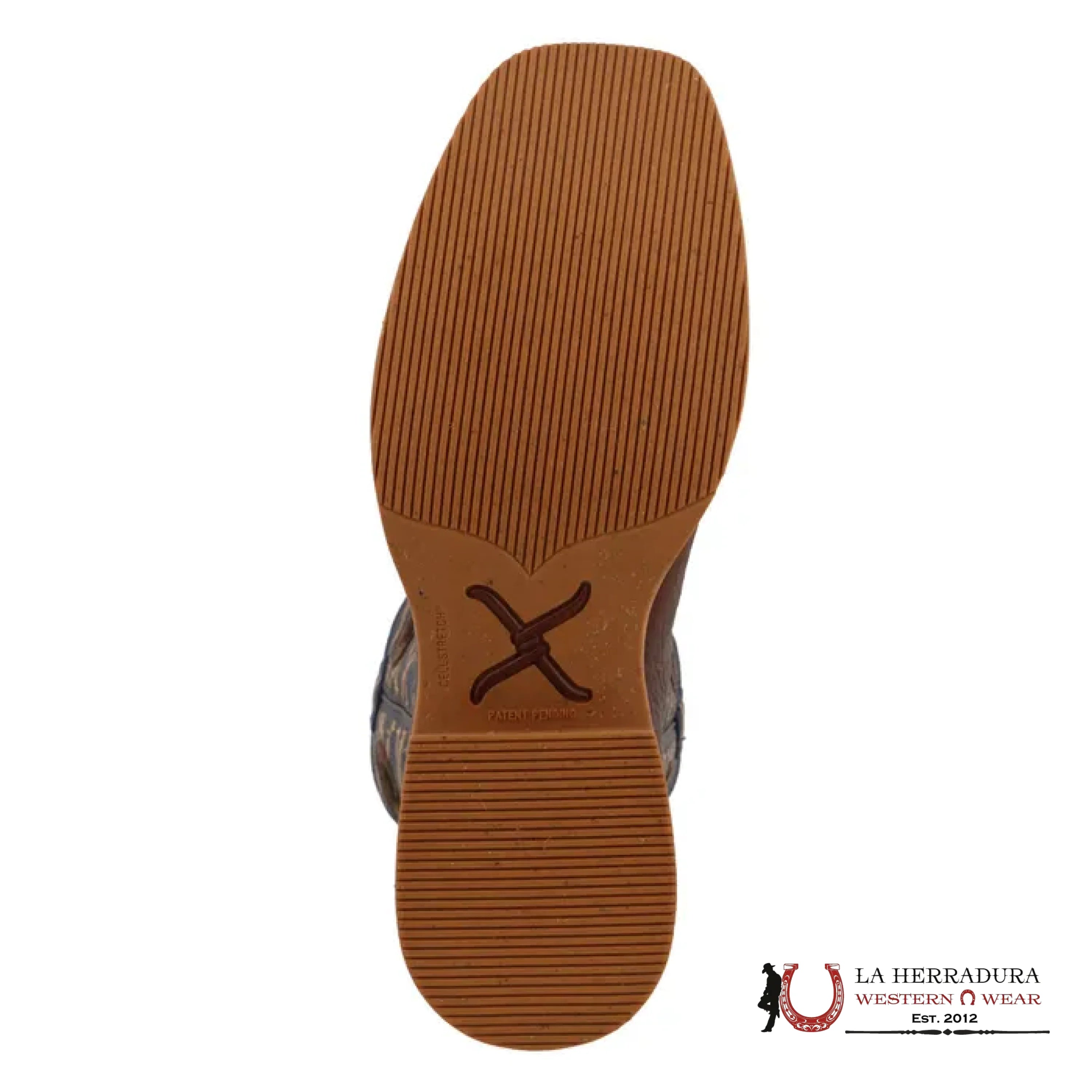 TWISTED X MENS BOOTS RUSTIC BROWN & NAVY MXTR004