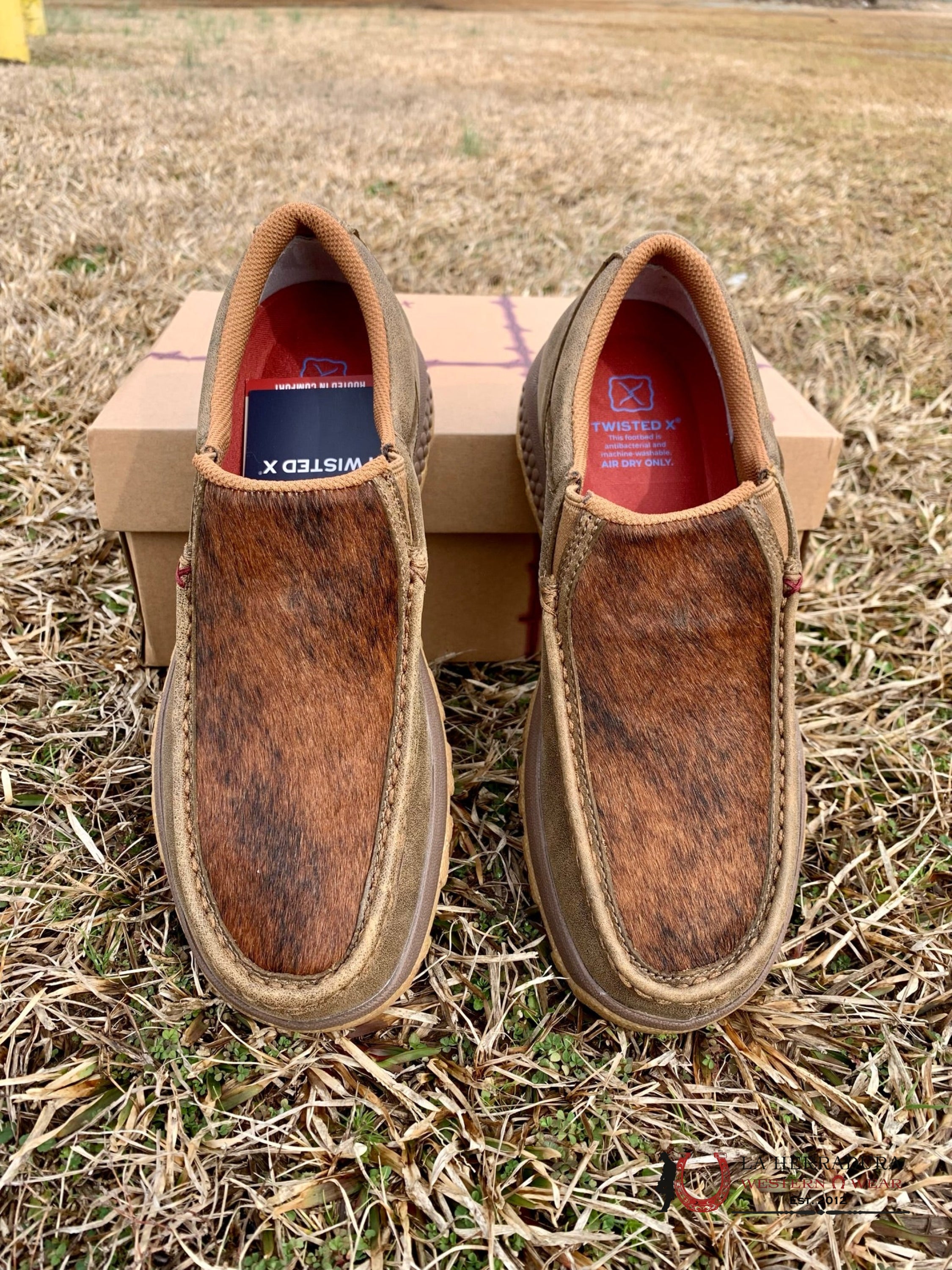 Twisted X Men’s Casual Shoes Bomber Brindle Cowhide Zapatos Hombres