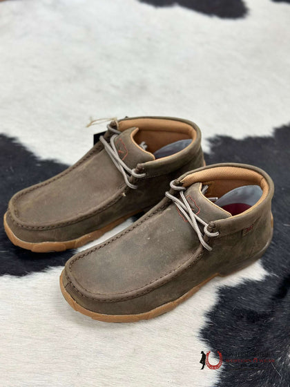 TWISTED X MEN'S CASUAL SHOES CHUKKA DRIVING MOC SHITAKE MDM0095
