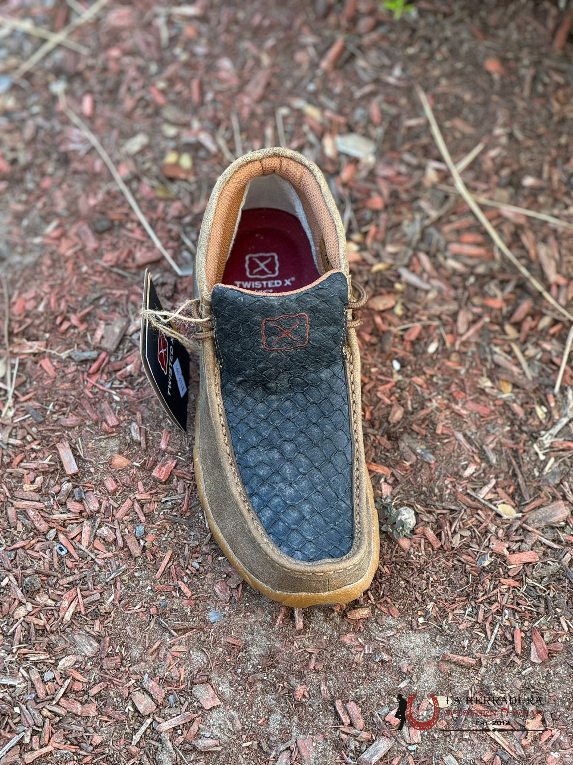 Twisted X Mens Chukka Driving Moc Black & Bomber Casual Shoe Zapatos Hombres