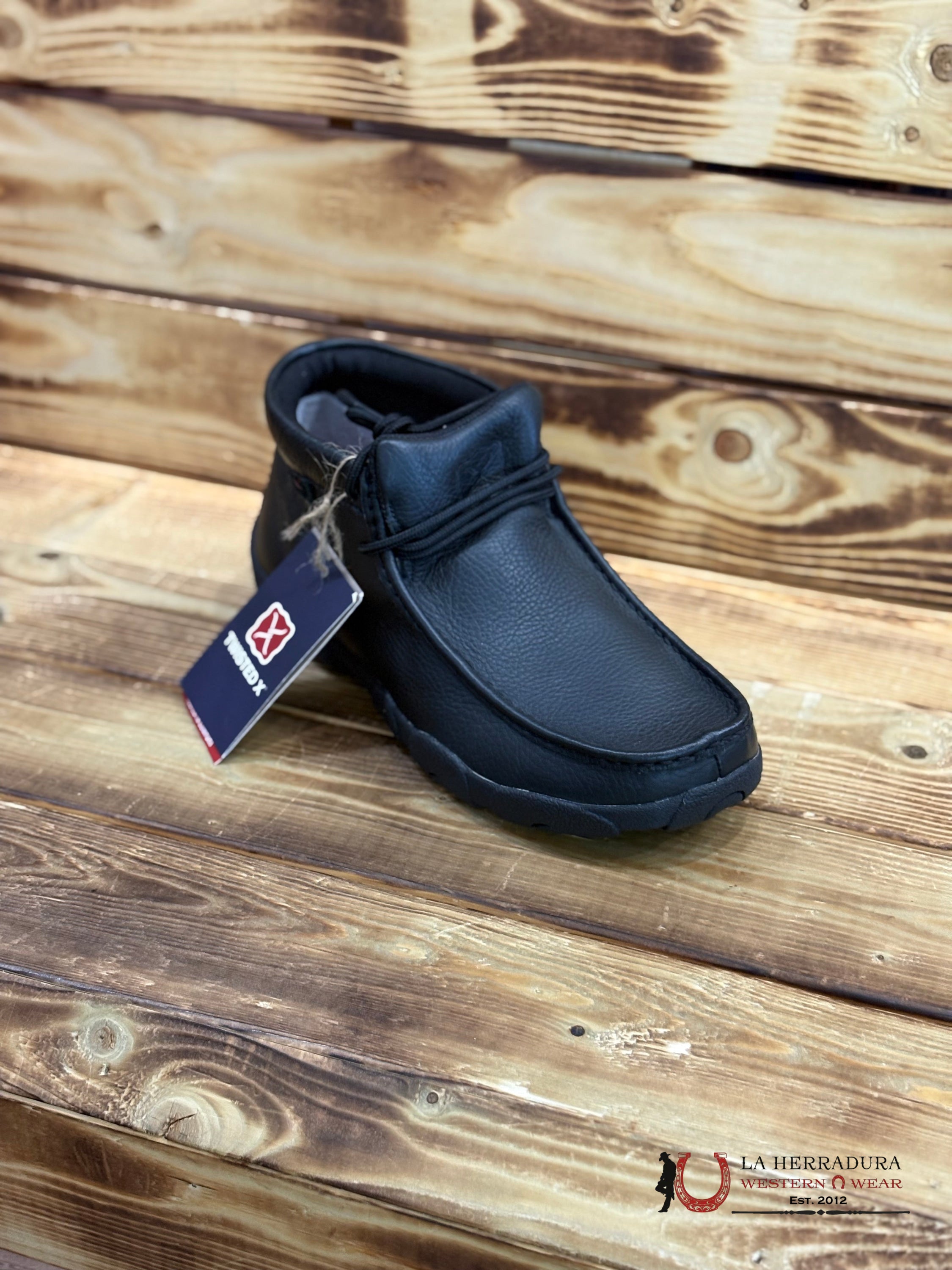 TWISTED X MENS DRIVING MOC D TOE SOFTY BLACK - MDM0016 ZAPATOS HOMBRES