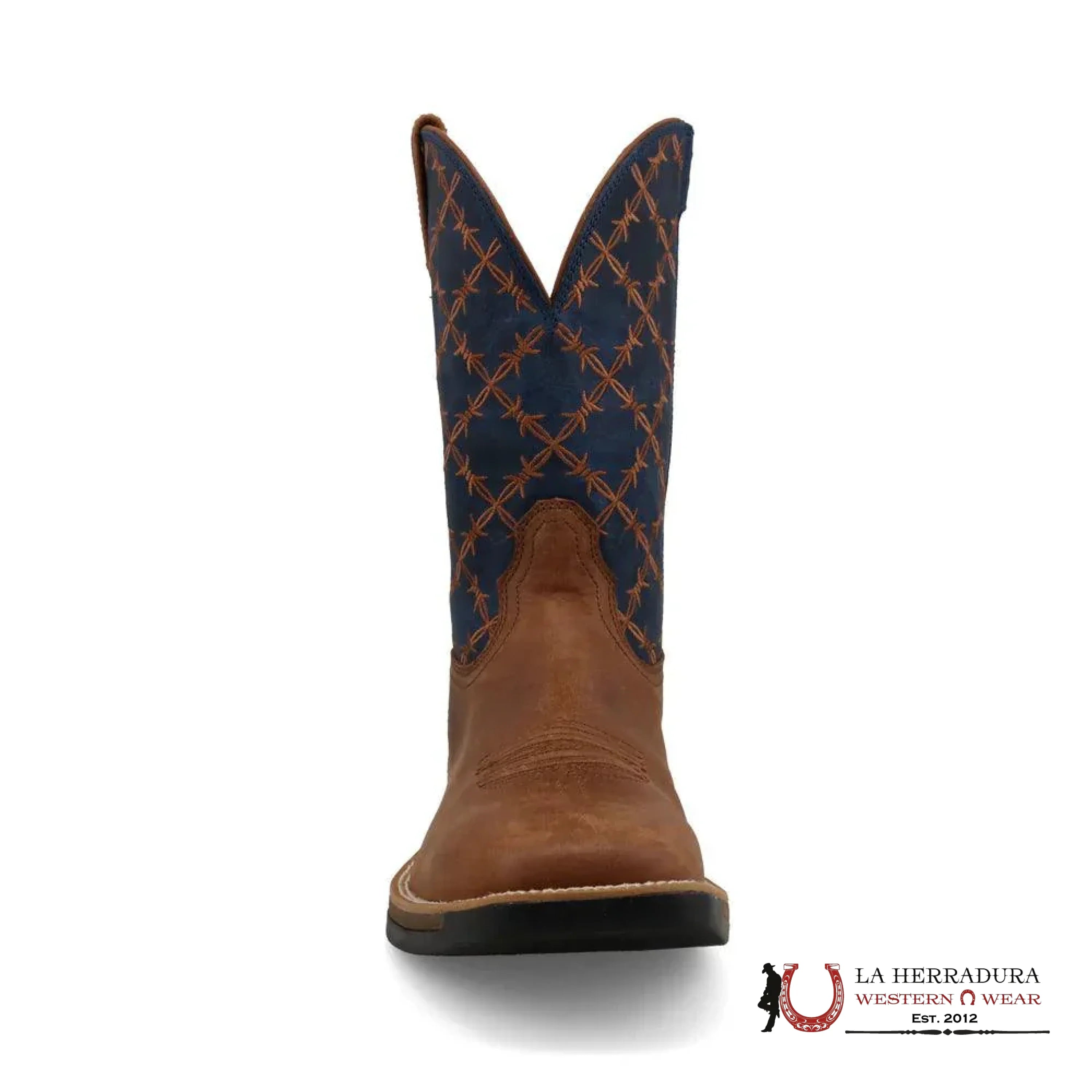 TWISTED X MENS WORK BOOT SADDLE & TRUE BLUE MXW0009