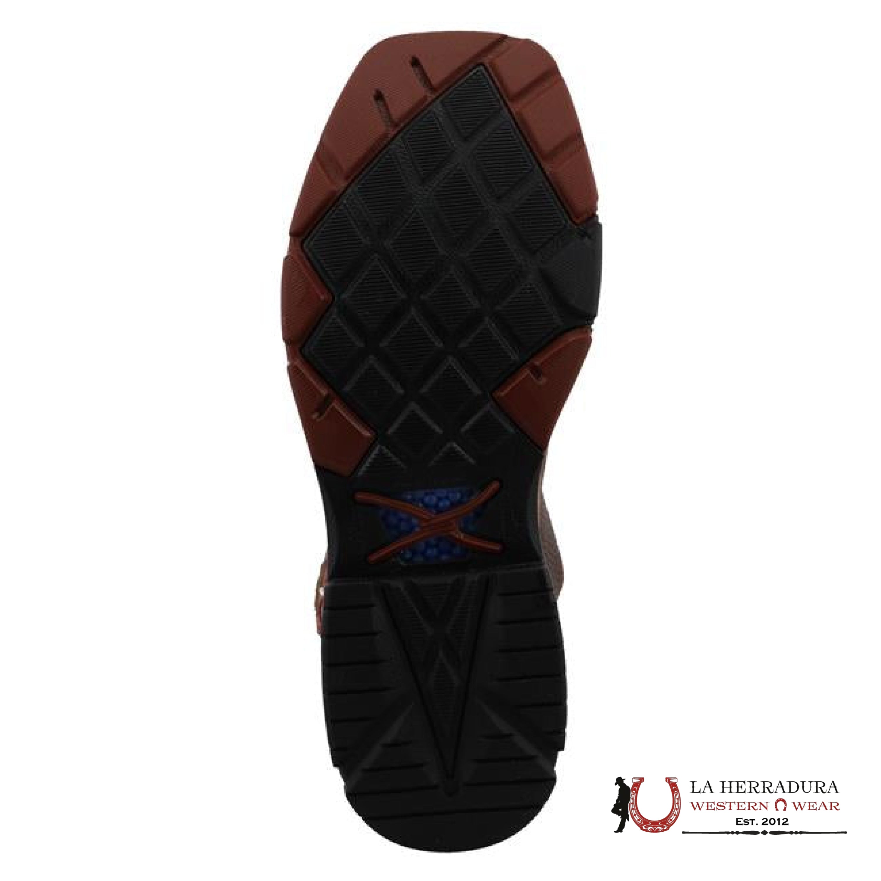 TWISTED X MENS WORK BOOTS COPPER BROWN & MULTI MXBW006