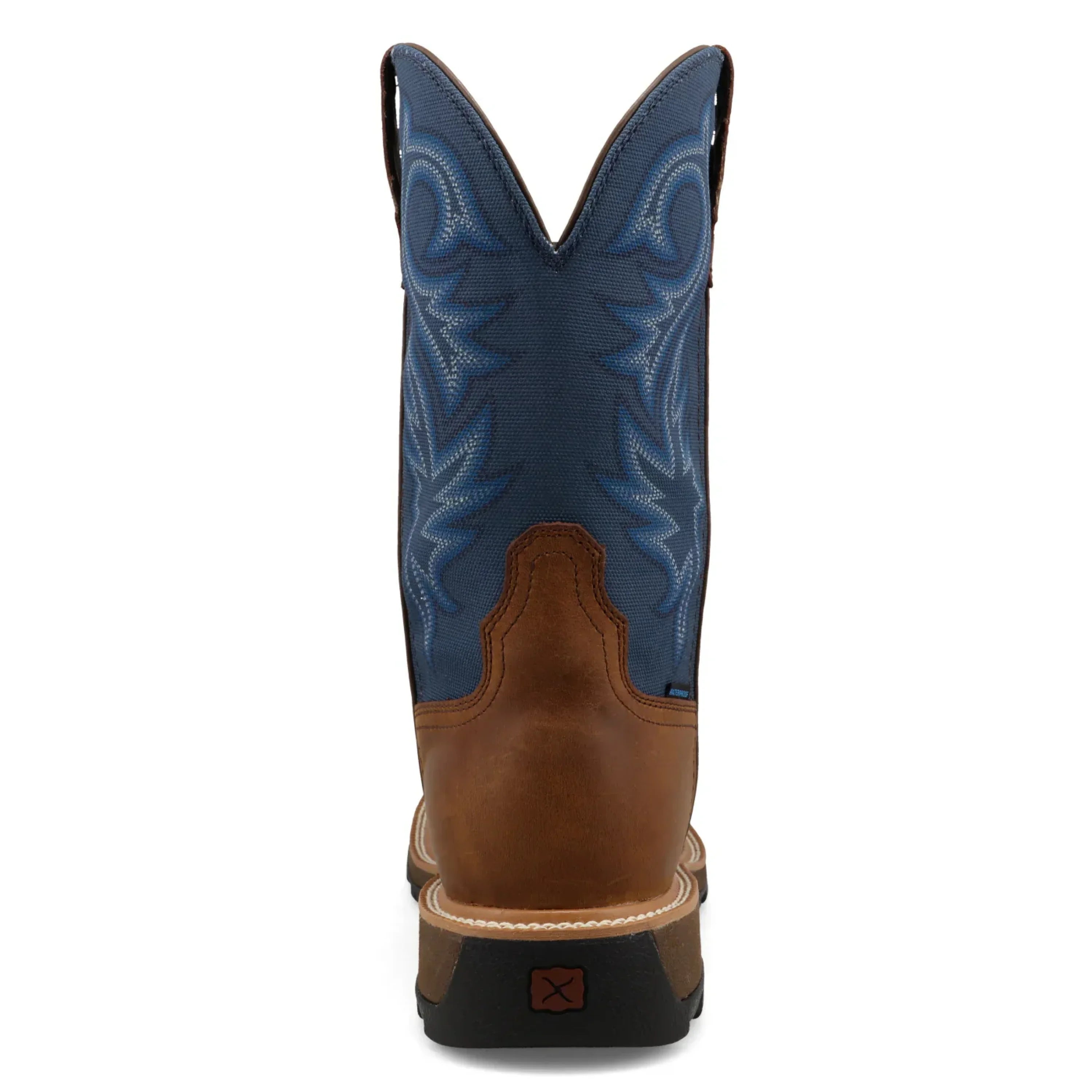 TWISTED X MENS WORK RUSTIC BROWN & NIAGARA MUNW001