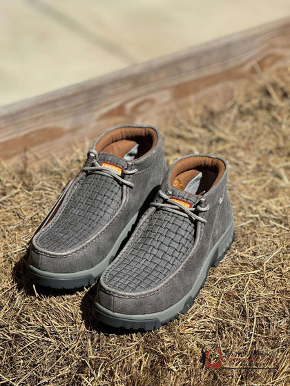 TWISTED X WORK CHUKKA DRIVING MOC GRIS Y GRIS
