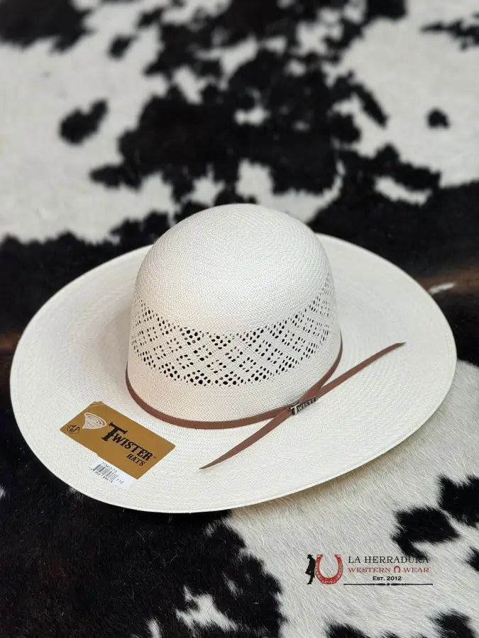 Twister Straw Hat Open Crown Style 1 Tejana