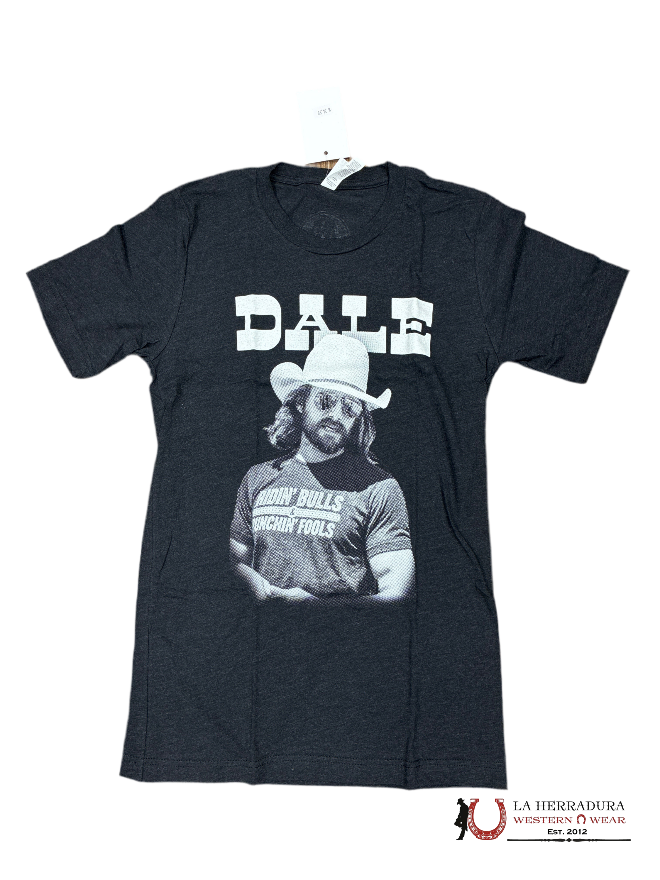 MENS RODEO TIME TSHIRT -DALE BRISBY GRAPHIC GREY ROPA HOMBRES