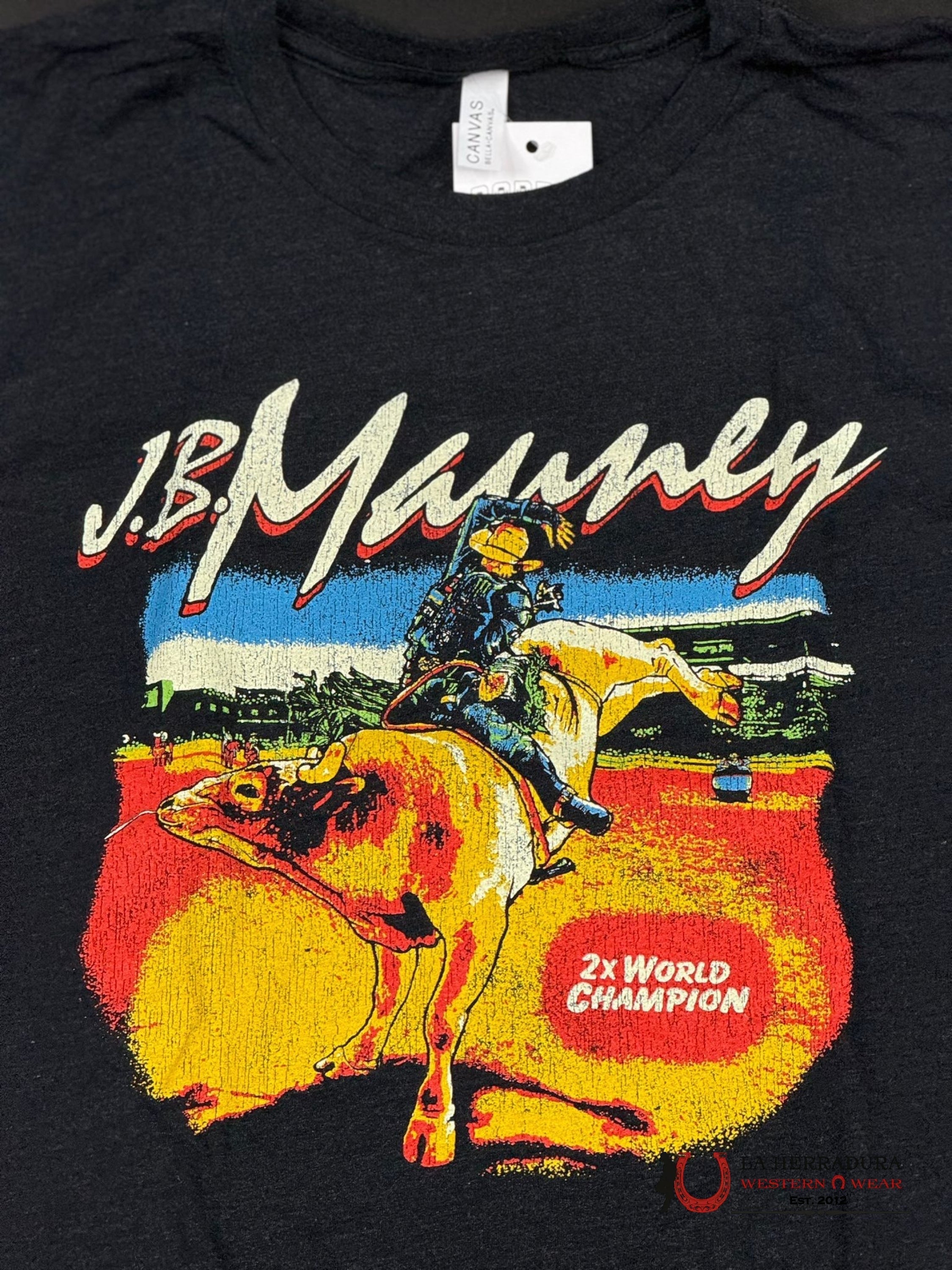 MENS RODEO TIME TSHIRT - JB MAUNEY GRAPHIC SHORT TEE ROPA HOMBRES