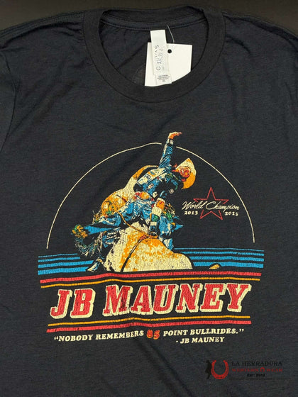 UNISEX RODEO TIME TSHIRT -JB MAUNEY LOGO BLACK
