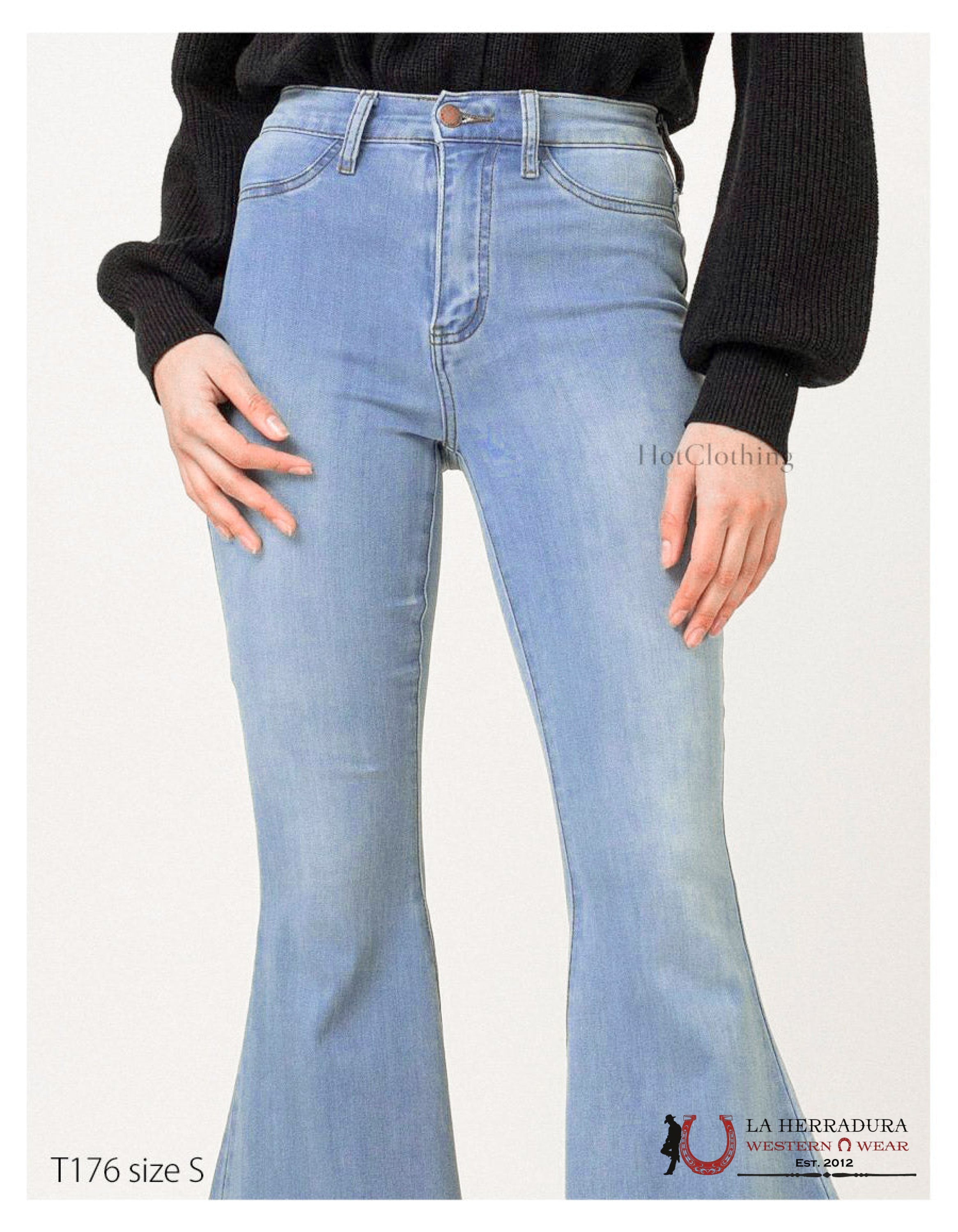 VIBRANT LIGHT WASH JEAN EP1805 ROCK&ROLL JEANS WOMEN