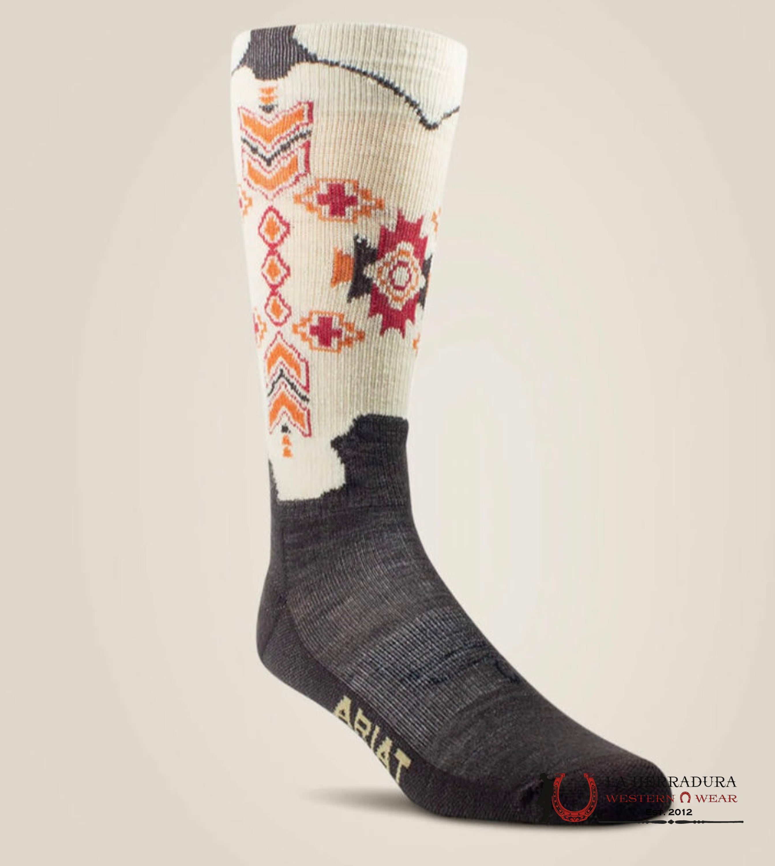 Western Boot Mid Calf Everyday Performance Wool Sock Unisex