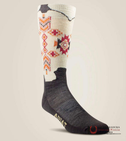Western Boot Mid Calf Everyday Performance Wool Sock