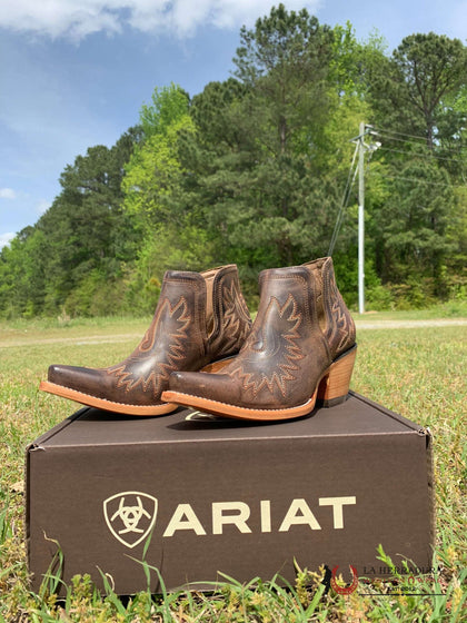 WESTERN BOOTS FOR WOMEN WEATHERED BROWN 10027282