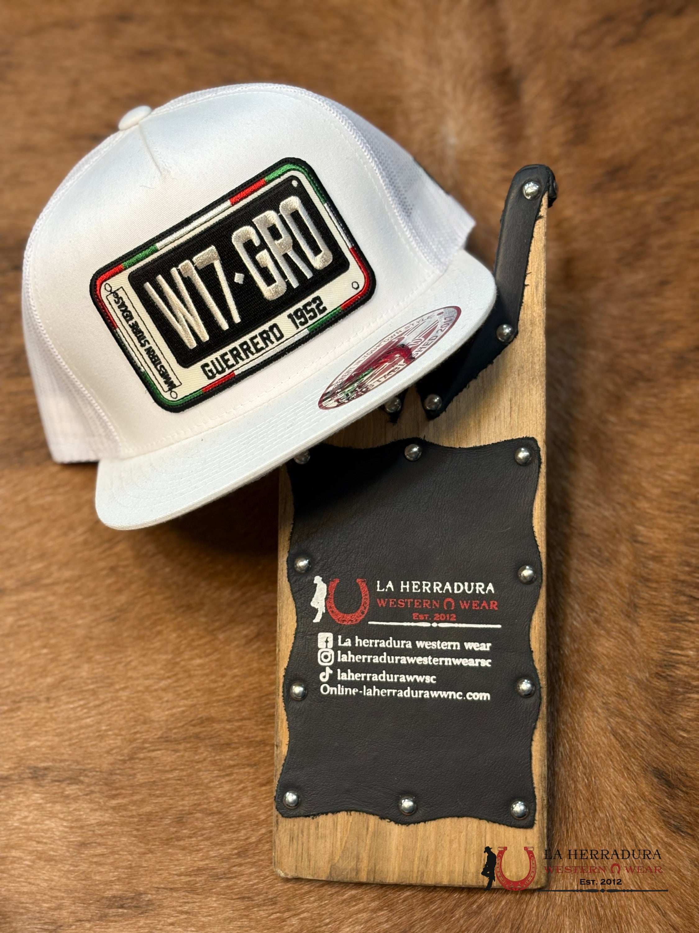 WESTERN TEXAS GRO WHITE CAPS MENS GORRAS HOMBRES