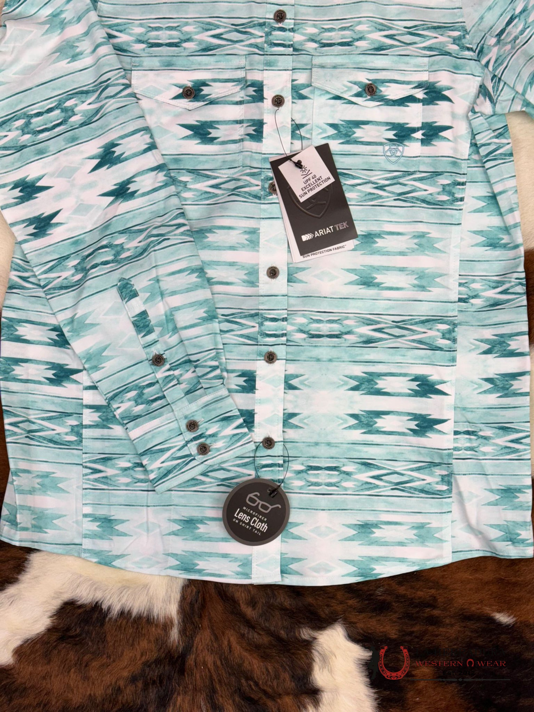 Women Ariat Western Venttek Long Sleeve Nora Print Ropa Mujeres