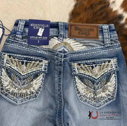 JEANS MUJER ROCK&amp;ROLL DEMIN VERDE
