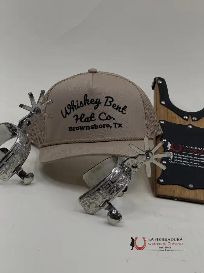 Whiskey Ranch Tan With Black Caps Mens Gorras Hombres