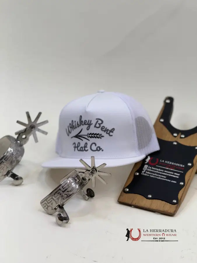 Whiskey Ranch White With Grey/Black Caps Mens Gorras Hombres