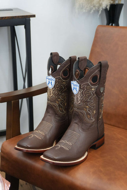 WILD WEST GRISLY BROWN SQ. TOE -28242707