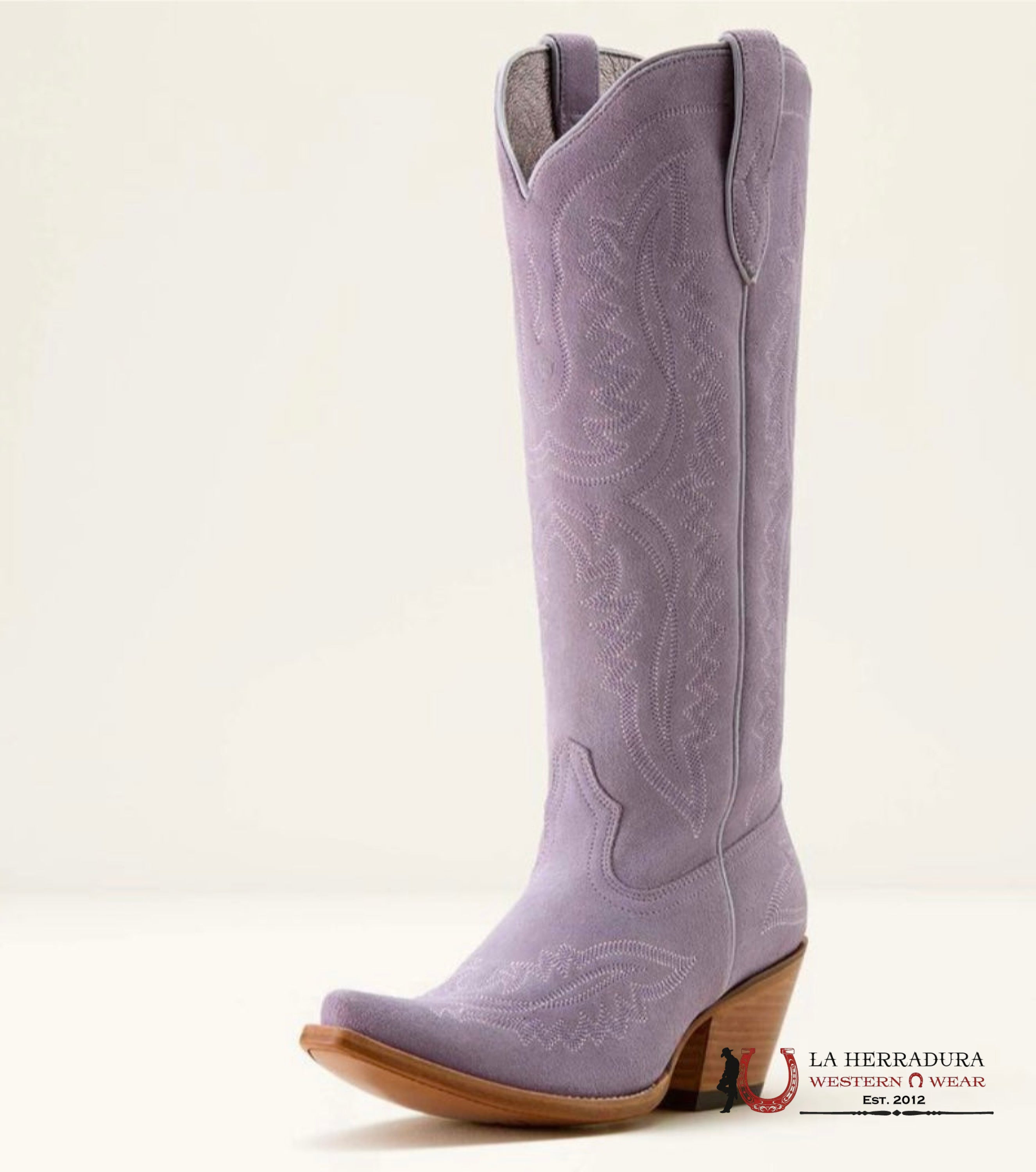 WOMANS ARIAT CASANOVA MIST LAVENDER SUEDE 10063994 BOTAS MUJERES