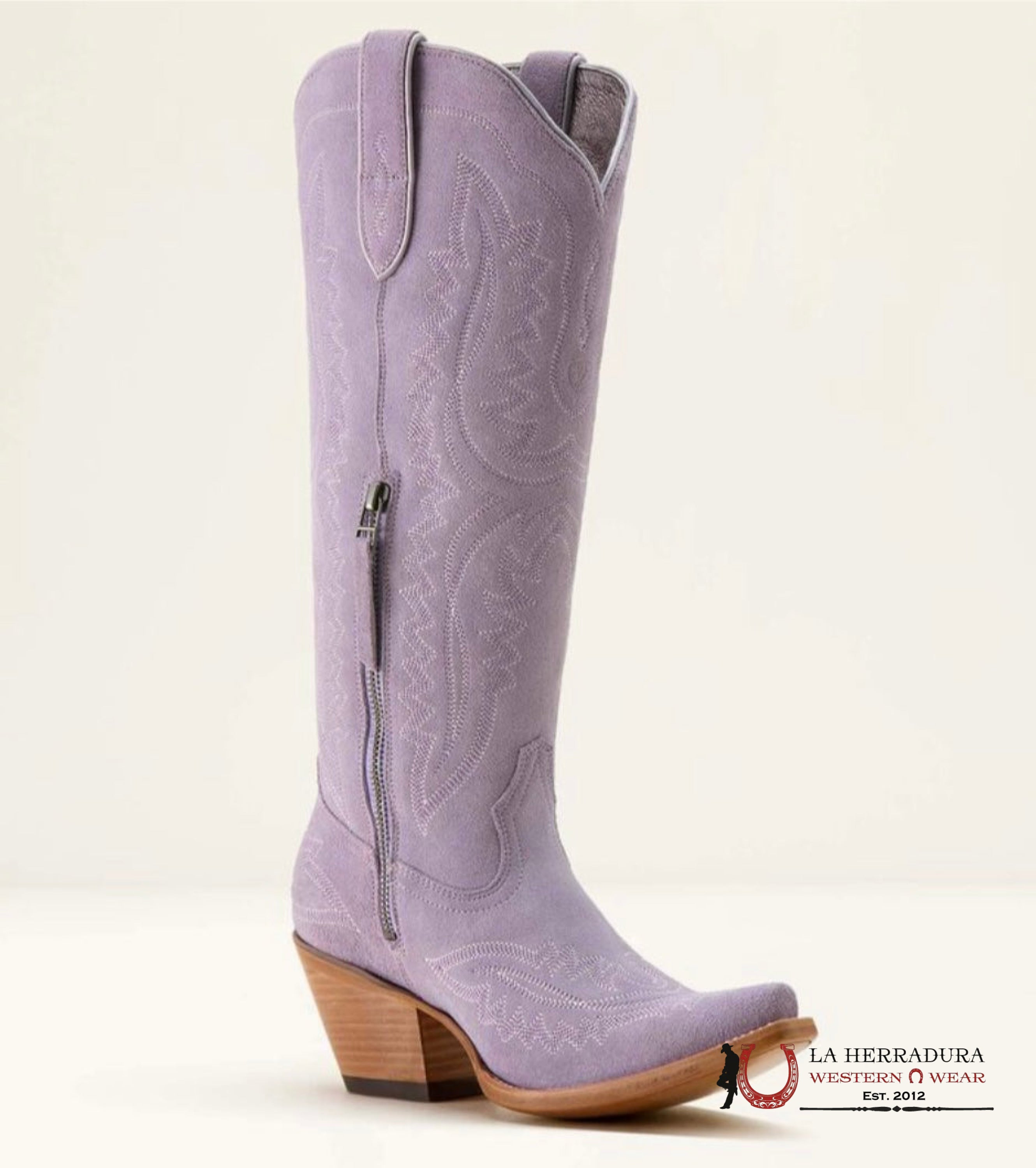 WOMANS ARIAT CASANOVA MIST LAVENDER SUEDE 10063994 BOTAS MUJERES