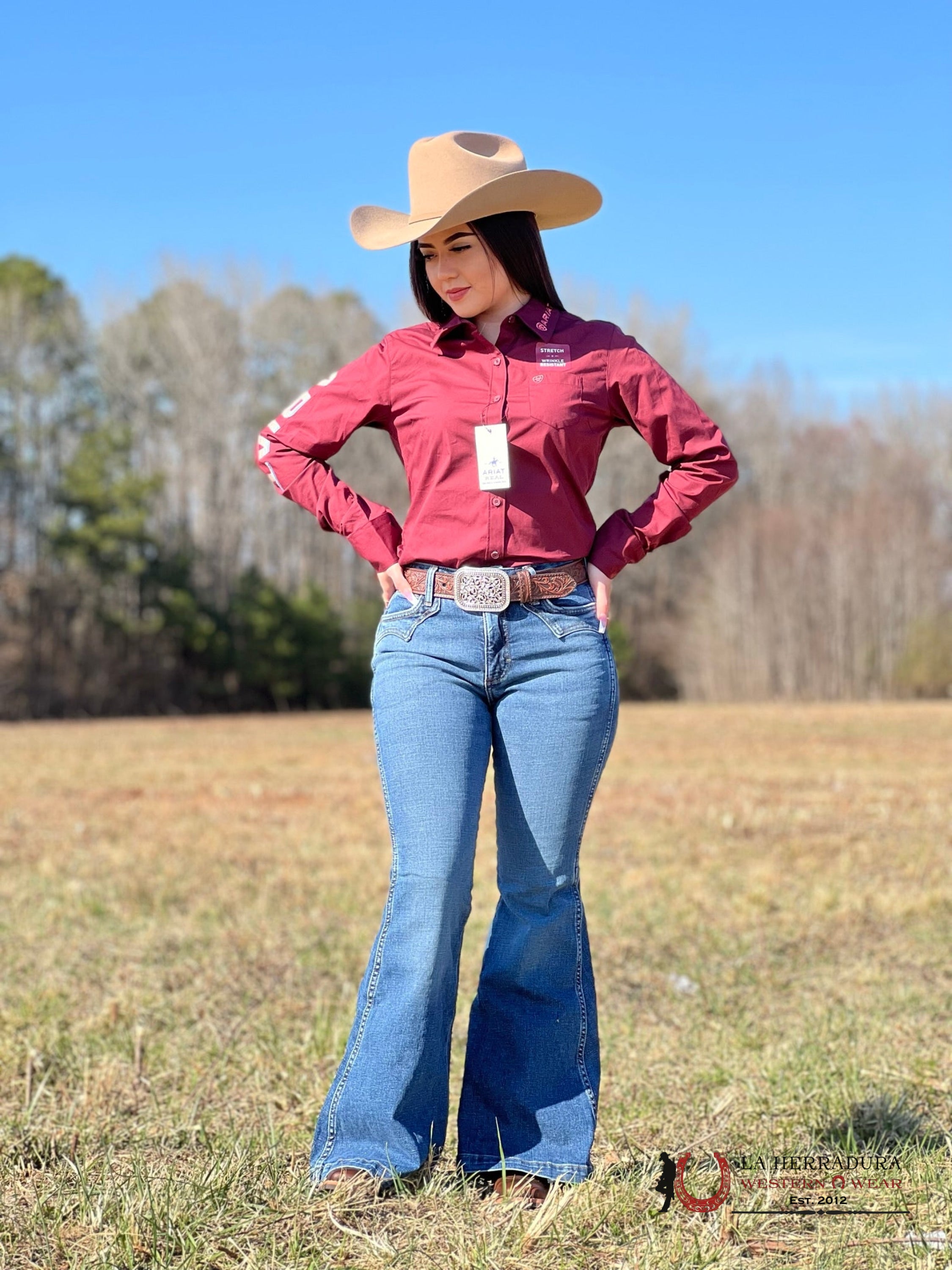 Camisa Ariat For Women Zinfandel Ropa Mujeres