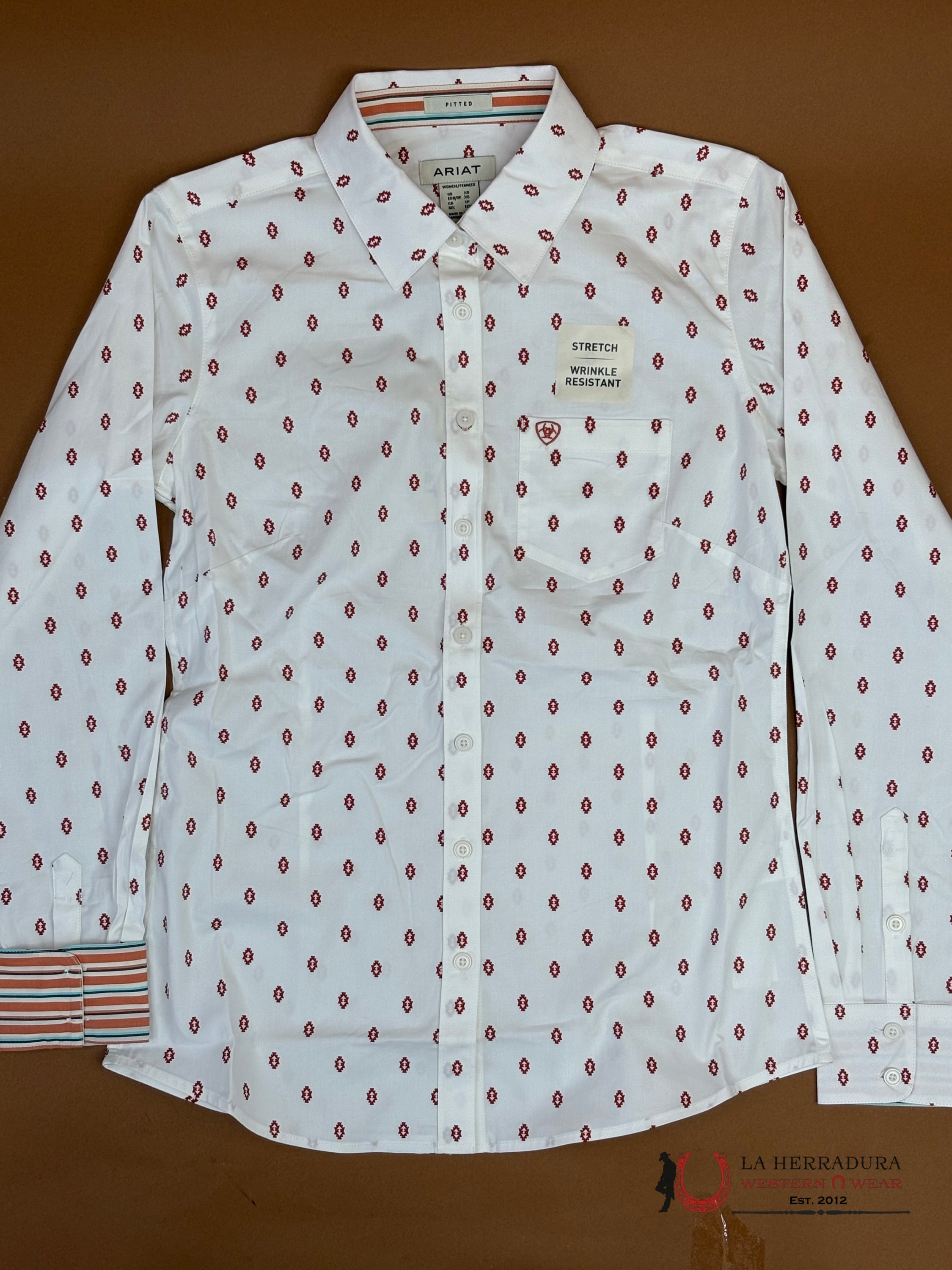 ARIAT SHIRT KIRBY KAI DITSY LONGSLEEVE SHIRT - 0373 ROPA MUJERES