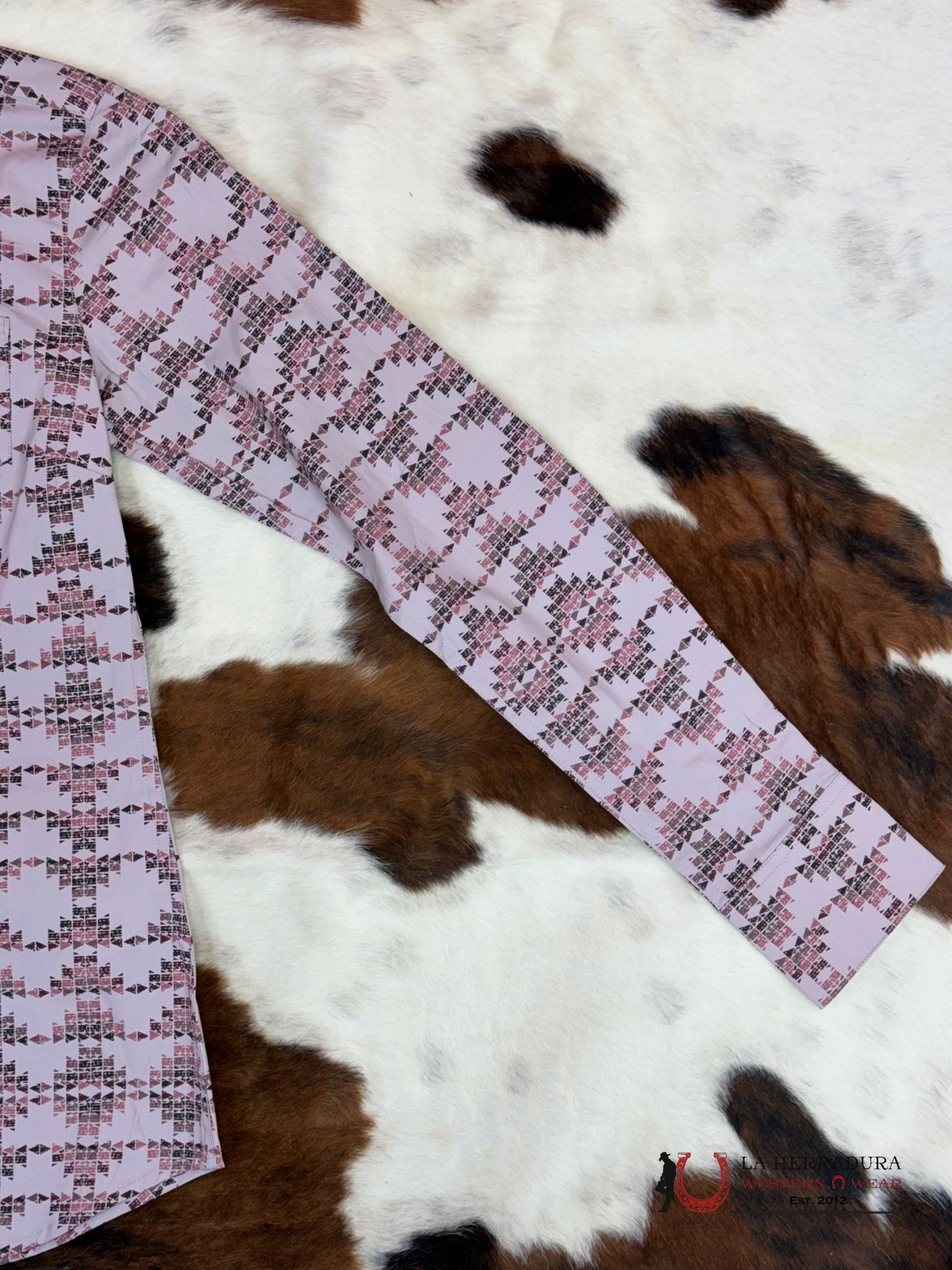 Women Ariat Kirby Long Sleeve Starlight Print Careys Pink Ropa Mujeres