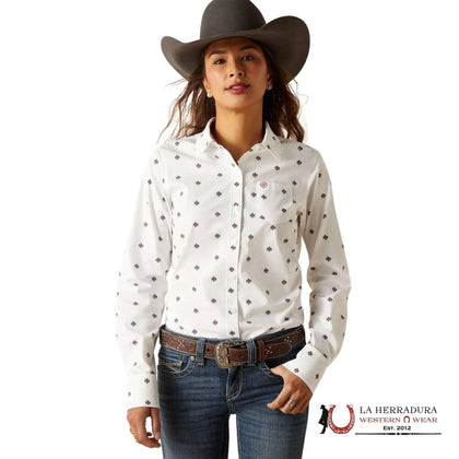 CAMISA KIRBY LS ESTAMPADO THUNDERBIRD ARIAT PARA MUJER 10047236