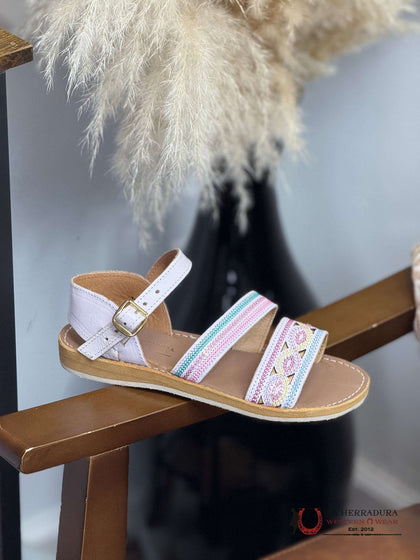 HUARACHE ZULLY PARA MUJER CON COLORES BLANCO
