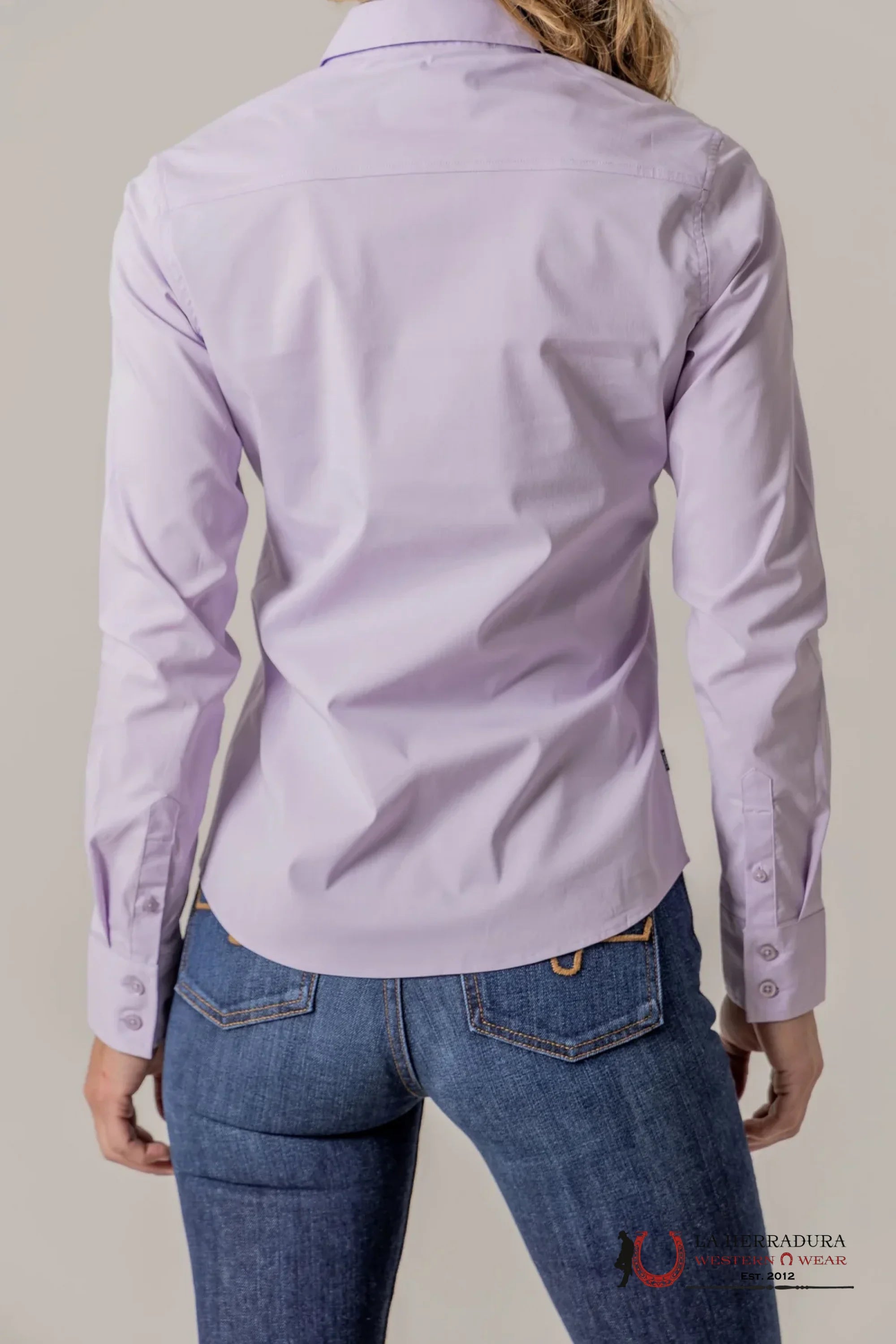 Women Kim Ranch Long Sleeve Lavender Shirt ROPA MUJERES