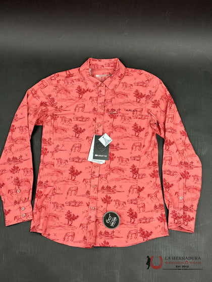 WOMEN VENTTEK FADED ROSE TOILE LONG SLEEVE SHIRT  10048862