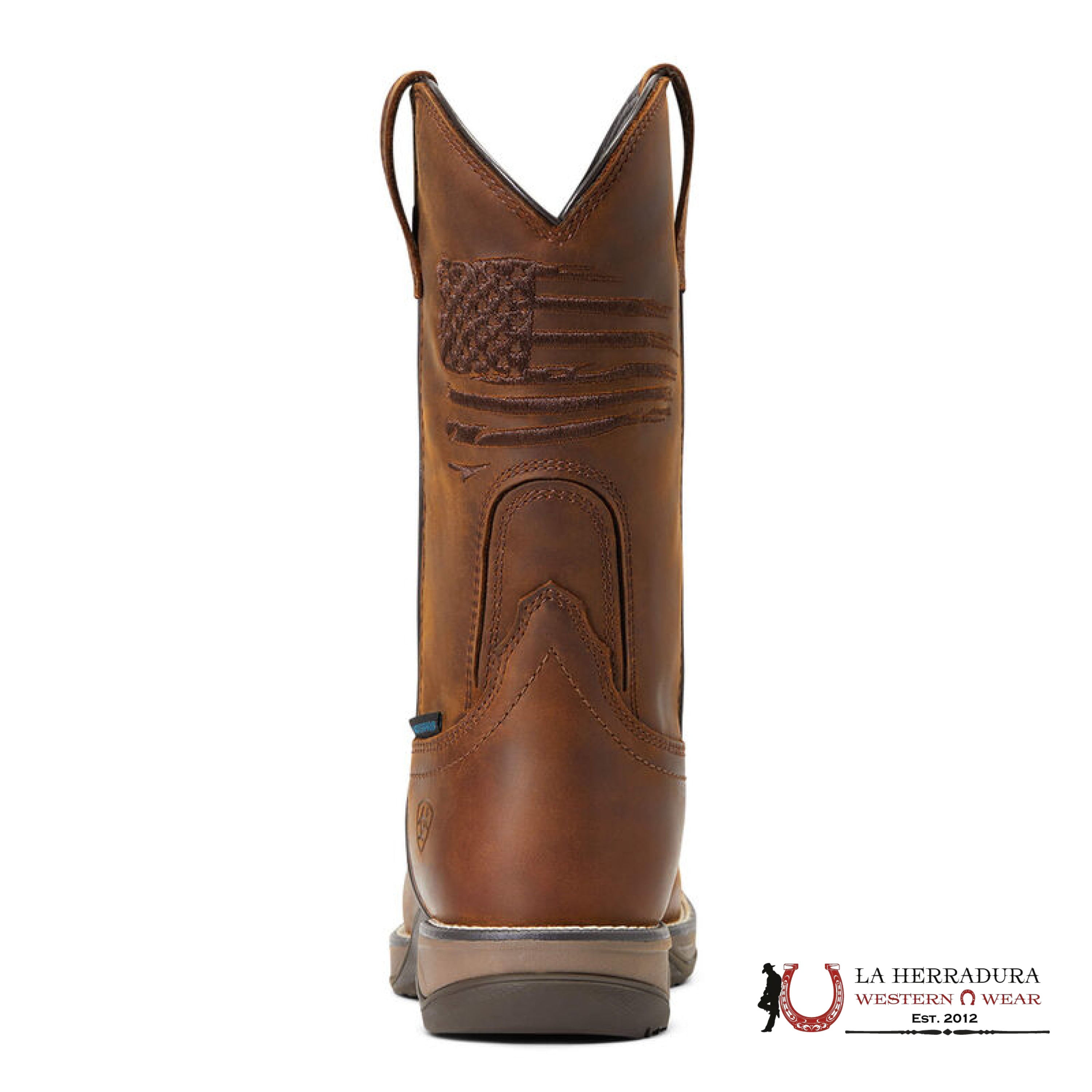 WOMENS ARIAT ANTHEM PATRIOT H2O COMP TOE DISTRESSED BROWN WORK BOOT BOTAS MUJERES