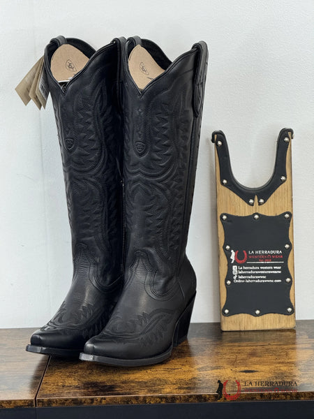 WOMENS ARIAT CASANOVA BLACK OBSIDIAN TALL BOOT 10054106